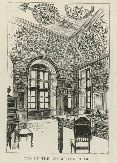 Das Imperial Institute: Einer der Ausschussräume von English School