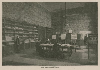 Das Imperial Institute: Der Zeitungsraum von English School