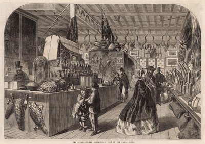 Die Internationale Ausstellung; Ansicht im Natal-Hof von English School