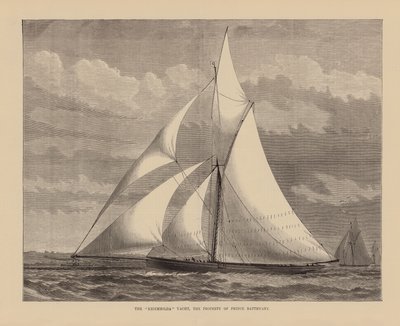 Die Yacht "Kriemhilda", Eigentum von Prinz Batthyany von English School
