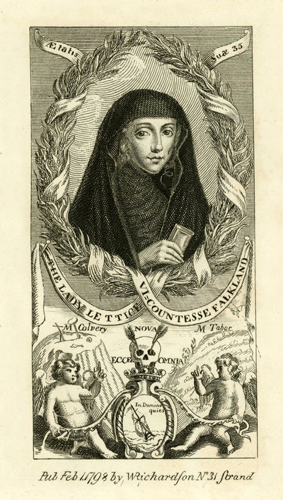 Die Lady Lettice, Viscountess Falkland von English School