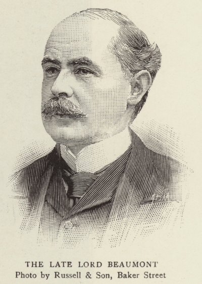Der verstorbene Lord Beaumont (Stich) von English School