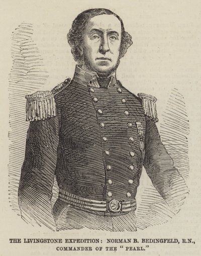 Die Livingstone-Expedition, Norman B. Bedingfeld, RN, Kommandant der "Pearl" von English School