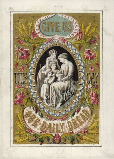 Das Vaterunser (Farblithografie) von English School