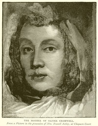 Die Mutter von Oliver Cromwell von English School
