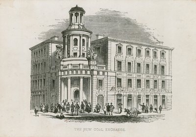Die neue Kohlenbörse, Thames Street von English School