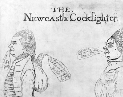 Der Newcastle-Hahnenkämpfer von English School