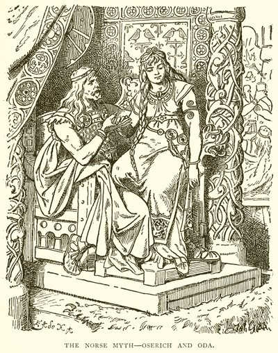 Der nordische Mythos--Oserich und Oda von English School