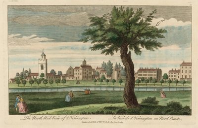 Die Nordwestansicht von Newington von English School