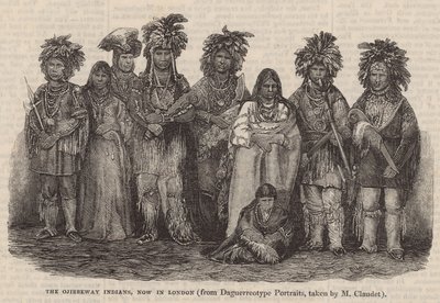 Die Ojibbeway-Indianer, jetzt in London von English School