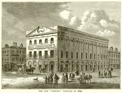Das Alte Coburg Theater, 1820 von English School