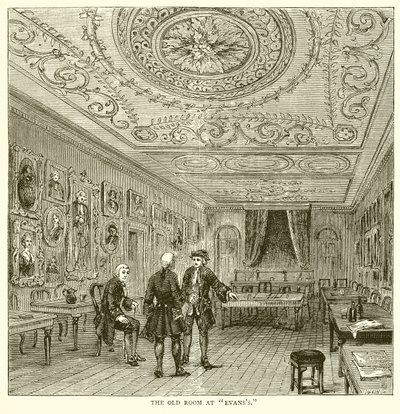 Der alte Raum bei Evans von English School
