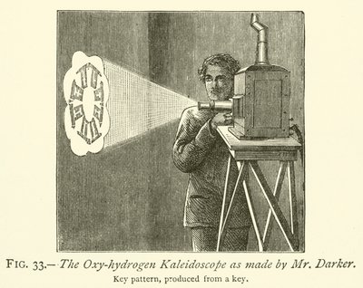 Das Oxy-Wasserstoff-Kaleidoskop von Mr. Darker von English School