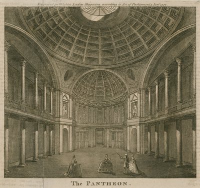 Das Pantheon, Oxford Street, London von English School