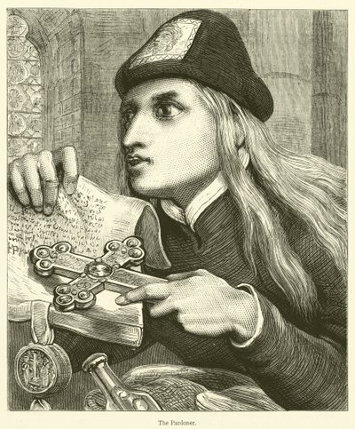Der Ablassprediger (Gravur) von English School