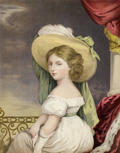 Prinzessin Victoria im Alter von zwölf Jahren von English School