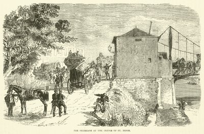 Die Preußen an der Brücke von St. Denis, Januar 1871 von English School