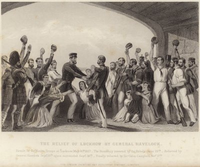 Die Befreiung von Lucknow durch General Havelock von English School