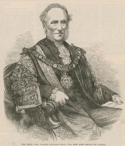 Der ehrenwerte Warren Stormes Hales, der neue Lord Mayor von London von English School
