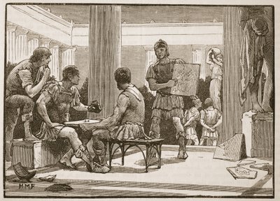 Die Römer in Korinth von English School