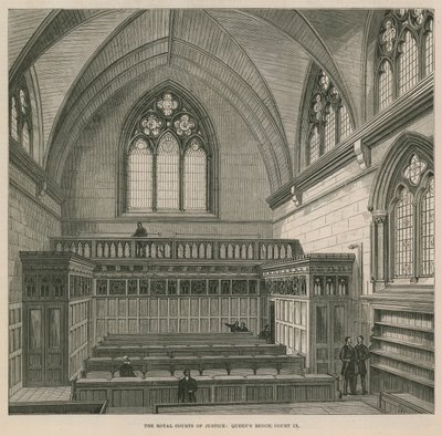 Die königlichen Gerichtshöfe: Queens Bench, Gericht IX von English School