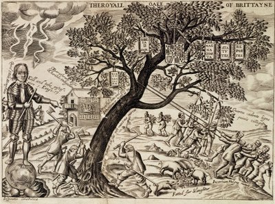Die Königseiche von Großbritannien, aus 
