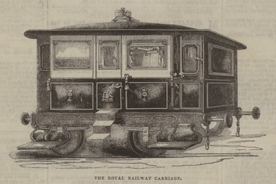 Die königliche Eisenbahnwagen von English School