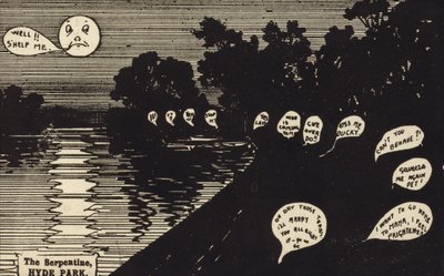 Die Serpentine, Hyde Park von English School