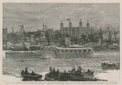 Der Schah von Persien in England von English School