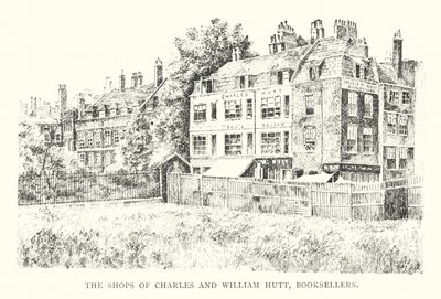 Die Geschäfte von Charles und William Hutt, Buchhändler von English School