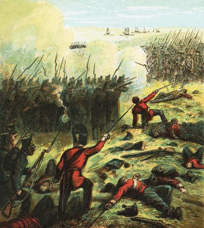 Die Belagerung von Sewastopol von English School