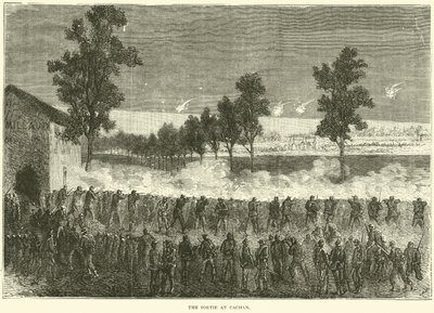 Der Ausfall bei Cachan, Oktober 1870 von English School