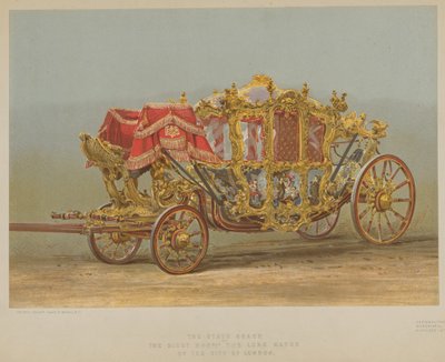 Die Staatskutsche des ehrenwerten Lord Mayor von London von English School