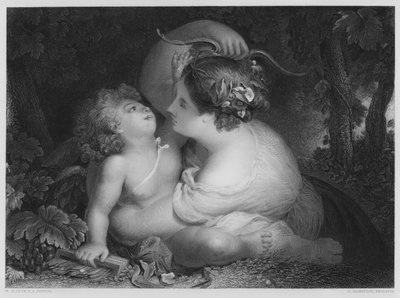 Der gestohlene Bogen (Detail) von English School