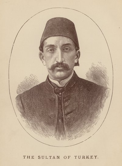 Der Sultan der Türkei (Gravur) von English School