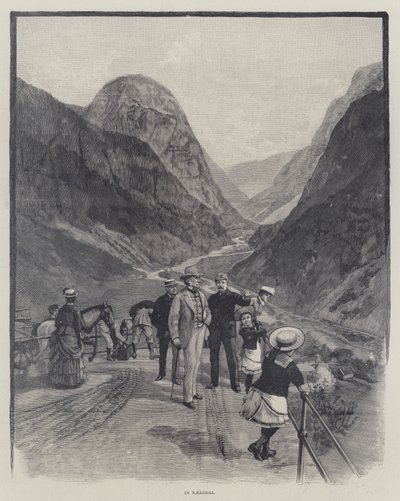 Die "Sunbeam" in Norwegen, von Lady Brassey (Gravur) von English School