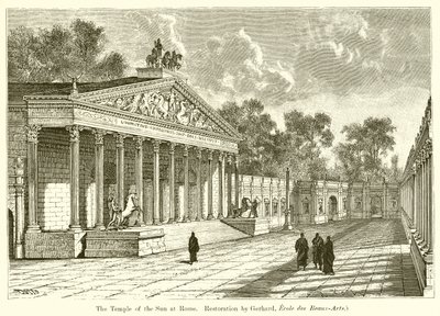 Der Sonnentempel in Rom (Restaurierung von Gerhard) von English School