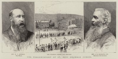 Das Dreihundertjährige Jubiläum der St Bees Grammar School (Gravur) von English School