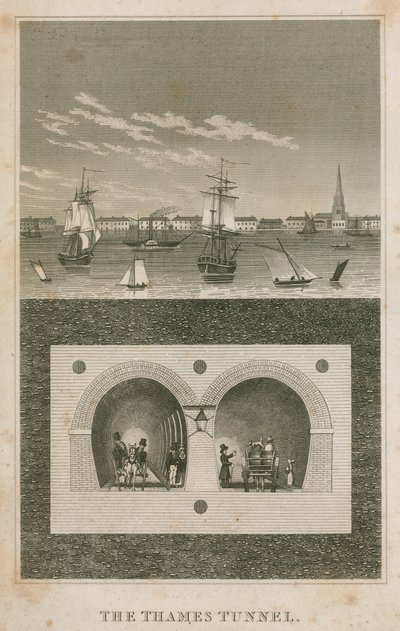 Der Thames-Tunnel von English School