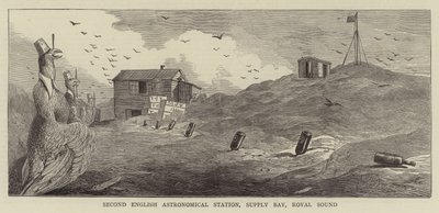 Der Venusdurchgang, Skizzen auf der Kerguelen-Insel von English School