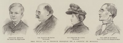 Der Prozess eines französischen Marquis wegen Mordes von English School