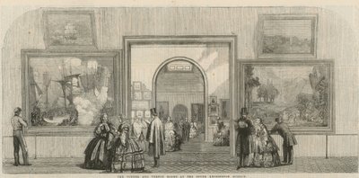 Die Turner- und Vernon-Räume im South Kensington Museum von English School