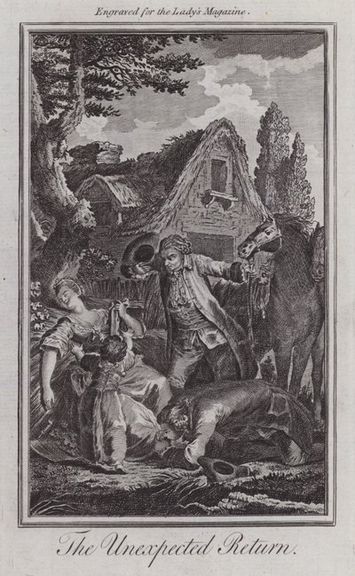 Die unerwartete Rückkehr (Gravur) von English School