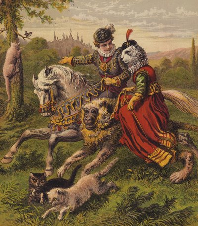 Die weiße Katze von English School