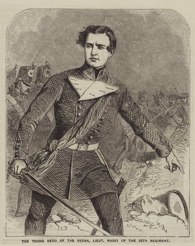 Der junge Held des Redan, Leutnant Massy vom 19. Regiment von English School