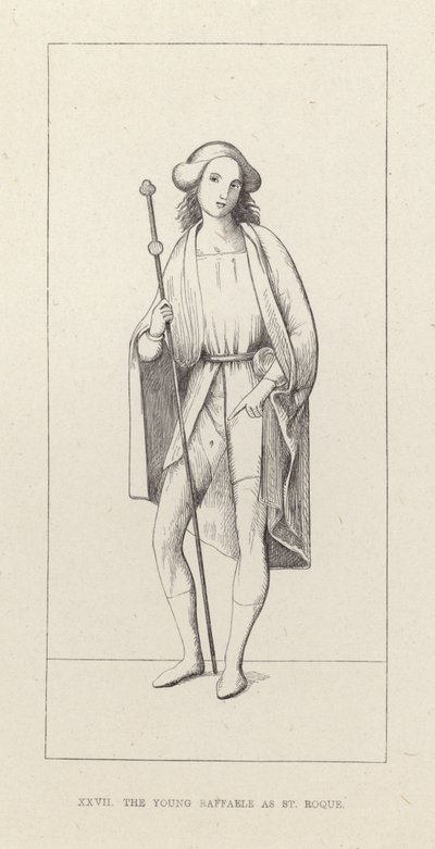 Der junge Raphael als St. Rochus von English School
