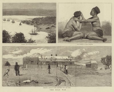 Der Zulukrieg (Stich) von English School