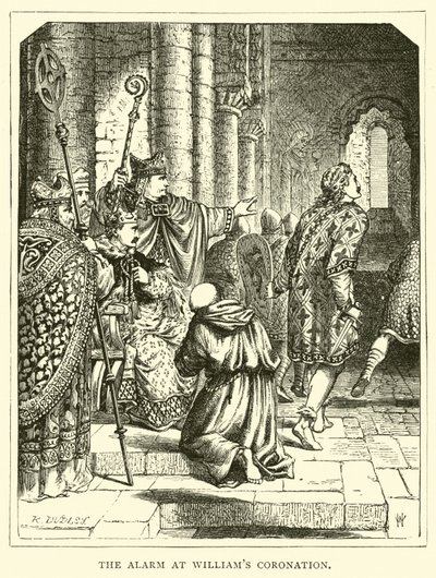 Der Alarm bei der Krönung von Wilhelm von English School