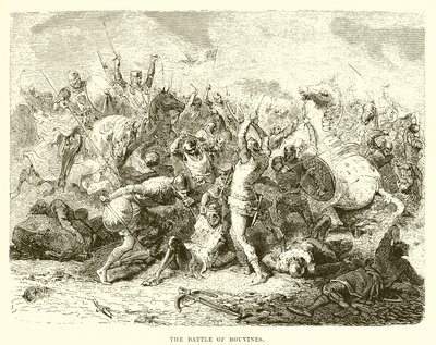 Die Schlacht von Bouvines von English School