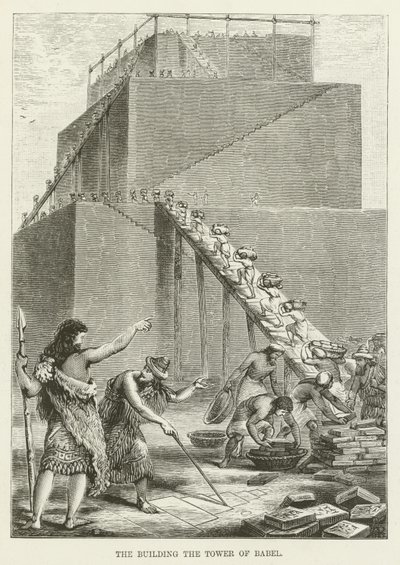 Der Bau des Turms von Babel von English School